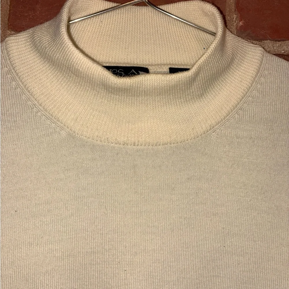 Jos. A. Bank Men's Ivory Turtleneck Sweater